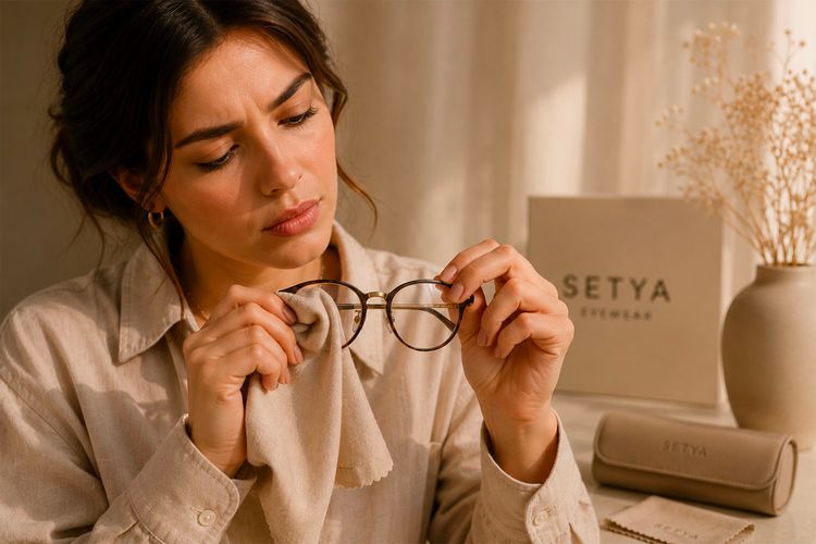 روش صحیح تمیز کردن عینک بدون آسیب به عدسی